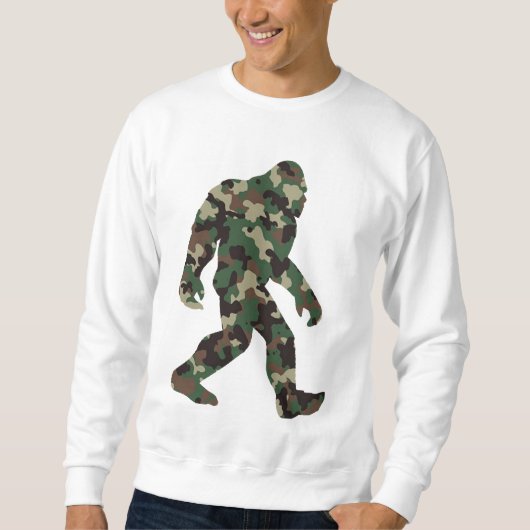 Bigfoot Sasquatch Camo Trui (Voorkant)