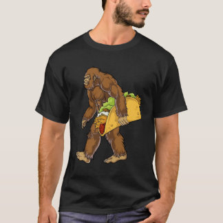 Bigfoot Sasquatch Carrier Taco T-shirt