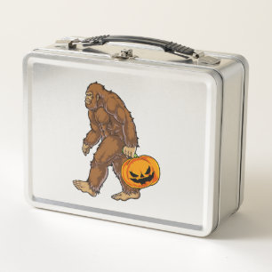 Bigfoot Sasquatch Carry Scary Pumpkin T shirt