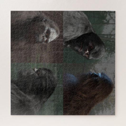 BIGFOOT SASQUATCH COLLAGE LEGPUZZEL (Horizontaal)