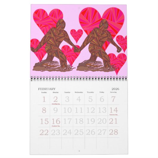 Bigfoot Sasquatch Cryptid Geek 2015 Kalender (Feb 2026)
