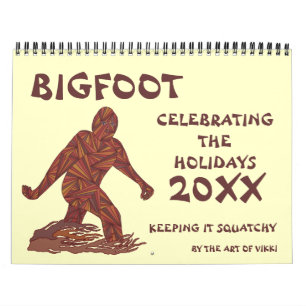Bigfoot Sasquatch Cryptid Geek 2015 Kalender