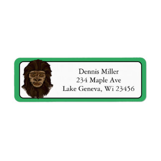 Bigfoot Sasquatch Etiket