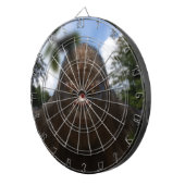 BIGFOOT SASQUATCH FACE PORTRET Dartboard Dartbord (Voorkant Rechts)