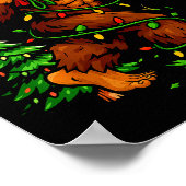 Bigfoot Sasquatch For Men Grandpa Boys Kids Christ Poster (Hoek)