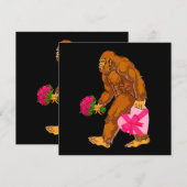 Bigfoot Sasquatch Funny Valentijnsdag Love (Voorkant / Achterkant)