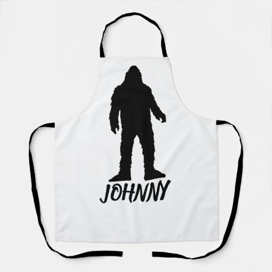 BIGFOOT SASQUATCH GEPERSONALISEERDE AANGEPASTE HEM SCHORT (Voorkant)