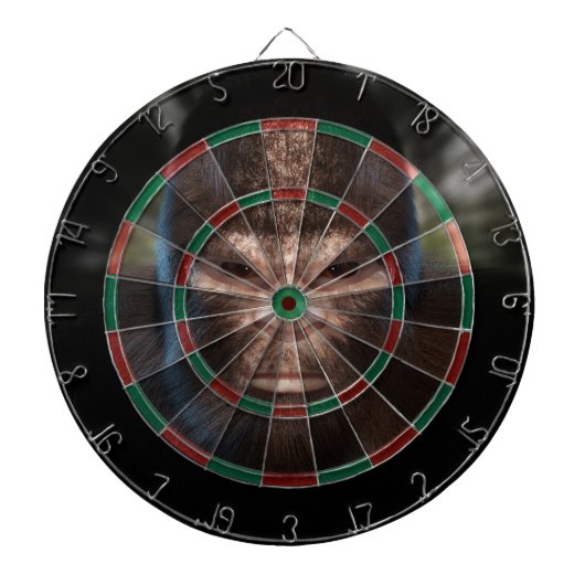BIGFOOT SASQUATCH GEZICHTSPORTRET II DARTBORD (Voorkant)