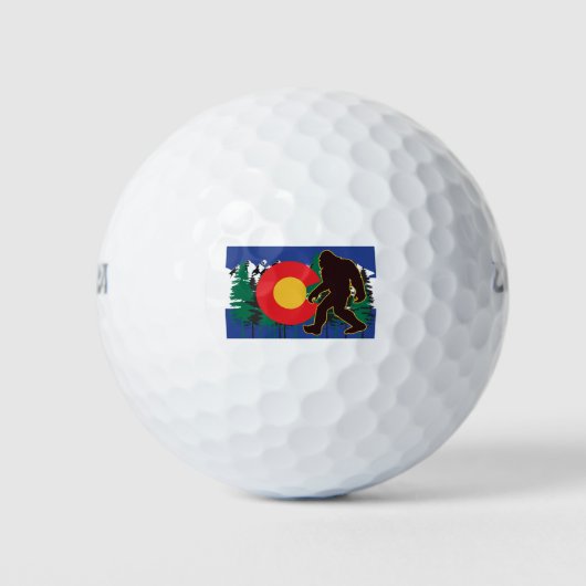 Bigfoot-Sasquatch Golfballen (Voorkant)