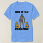 Bigfoot Sasquatch Halloween Pumpkin T-shirt (Design voorkant)