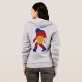 Bigfoot-Sasquatch Hoodie (Achterkant volledig)