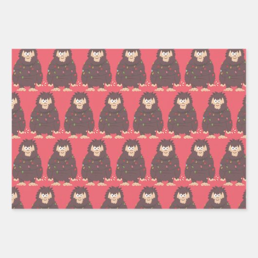 Bigfoot Sasquatch Inpakpapier Vel (Voorkant)