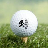 BIGFOOT / Sasquatch : JE VINDT ME NOOIT. Golfballen (Insitu Shirt)