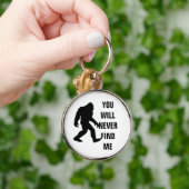 BIGFOOT / Sasquatch : JE VINDT ME NOOIT. Sleutelhanger (Hand)