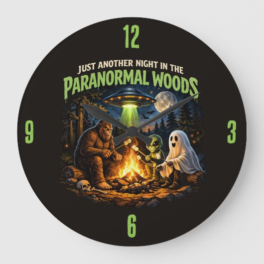 Bigfoot Sasquatch Klok (Voorkant)