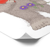 Bigfoot Sasquatch, maar in Love Weird Poster (Hoek)