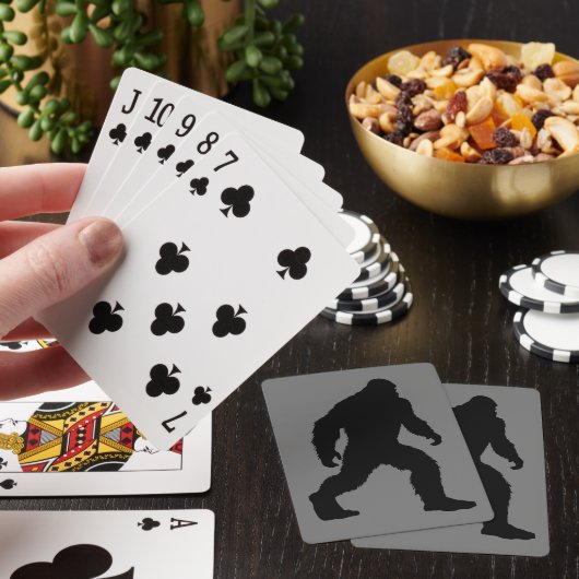 Bigfoot Sasquatch Pokerkaarten (Insitu)