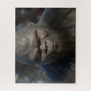 BIGFOOT SASQUATCH PORTRAIT DICHT UPPuzzle Legpuzzel