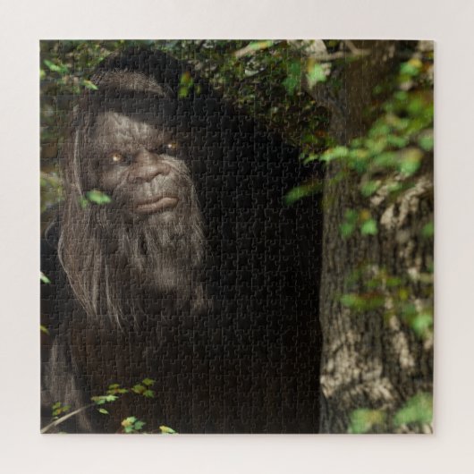 BIGFOOT SASQUATCH PORTRAT LEGPUZZEL (Verticaal)
