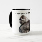 BIGFOOT SASQUATCH PORTRAT MOK (Voorkant links)