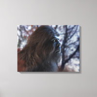 BIGFOOT SASQUATCH PORTRET IN PROFIEL OP DUSK III