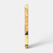 Bigfoot Sasquatch Retro Art gepersonaliseerd Samsung Galaxy Hoesje (Linkerkant)