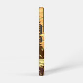 Bigfoot Sasquatch Retro Art gepersonaliseerd Samsung Galaxy Hoesje (Rechterkant)