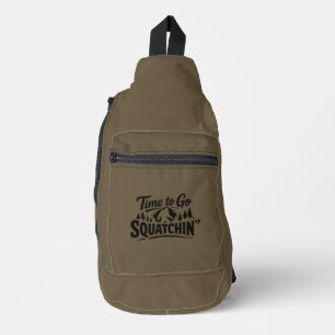 Bigfoot Sasquatch Schoudertas Sling Bag