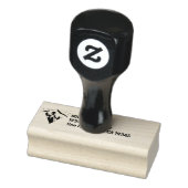 BigFoot Sasquatch Squatchy Forest Mountain Simple Rubberstempel (Stempel)
