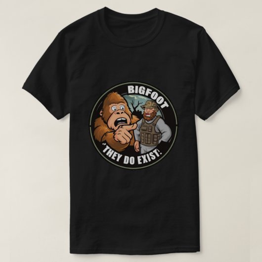 Bigfoot Sasquatch T-shirt (Design voorkant)