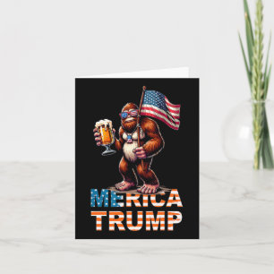 Bigfoot Sasquatch Trump Biden 2024 Voorverkiezing Kaart