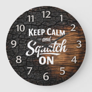 Bigfoot Sasquatch Wandklok Grote Klok