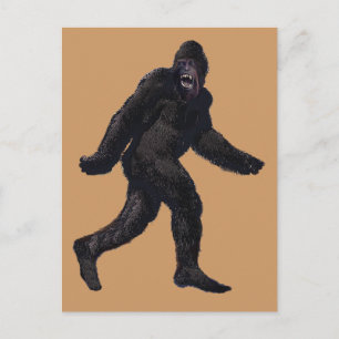 Bigfoot Sasquatch Yetti Briefkaart