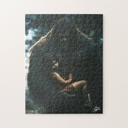 Bigfoot Sauveteur d'Enfant : Puzzle (Vertical)