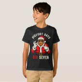 Bigfoot Says Six Seven Funny Christmas 67 Meme Xma T-shirt (Voorkant volledig)
