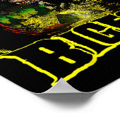 Bigfoot Scary Camping Forest Woods Sasquatch Tent  Poster (Hoek)