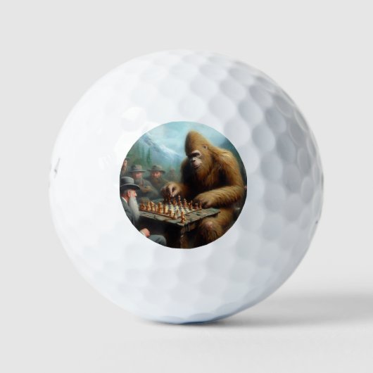 Bigfoot schaken golfballen (Voorkant)