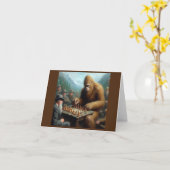 Bigfoot schaken kaart (Gele Bloem)