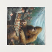 Bigfoot schaken wandkleed (Voorkant (horizontaal))