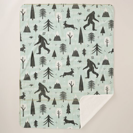 Bigfoot Sherpa Blanket Deken (Voorkant)