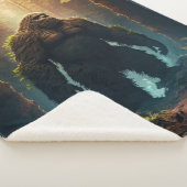 Bigfoot Sherpa Blanket Sherpa Deken (3/4)