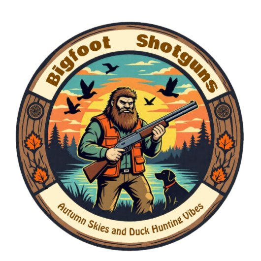 Bigfoot Shotguns Duck Hunting Vibes T-shirt