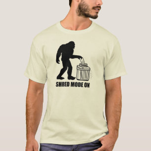 Bigfoot Shred-modus ingeschakeld T-shirt