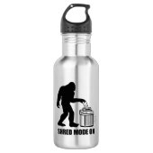 Bigfoot Shred-modus ingeschakeld Waterfles (Voorkant)