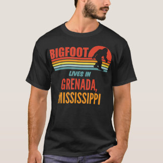 Bigfoot Sighting in Grenada Mississippi T-shirt