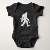 Bigfoot Silhouette Sasquatch Romper (Voorkant)
