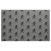 Bigfoot Silhouettes Pattern Grey and Black Squatch Stof (Fat Quarter)