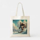 Bigfoot Skiën Tote Bag (Achterkant)