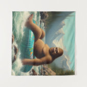 Bigfoot-slang Wandkleed (Voorkant (horizontaal))