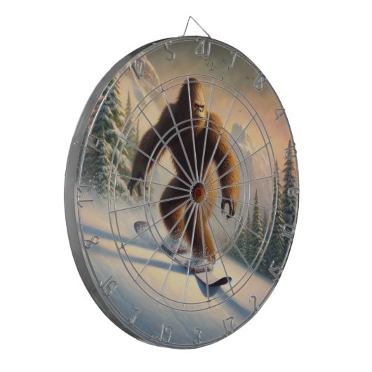 Bigfoot Snowboarding Dartbord (Voorkant Links)